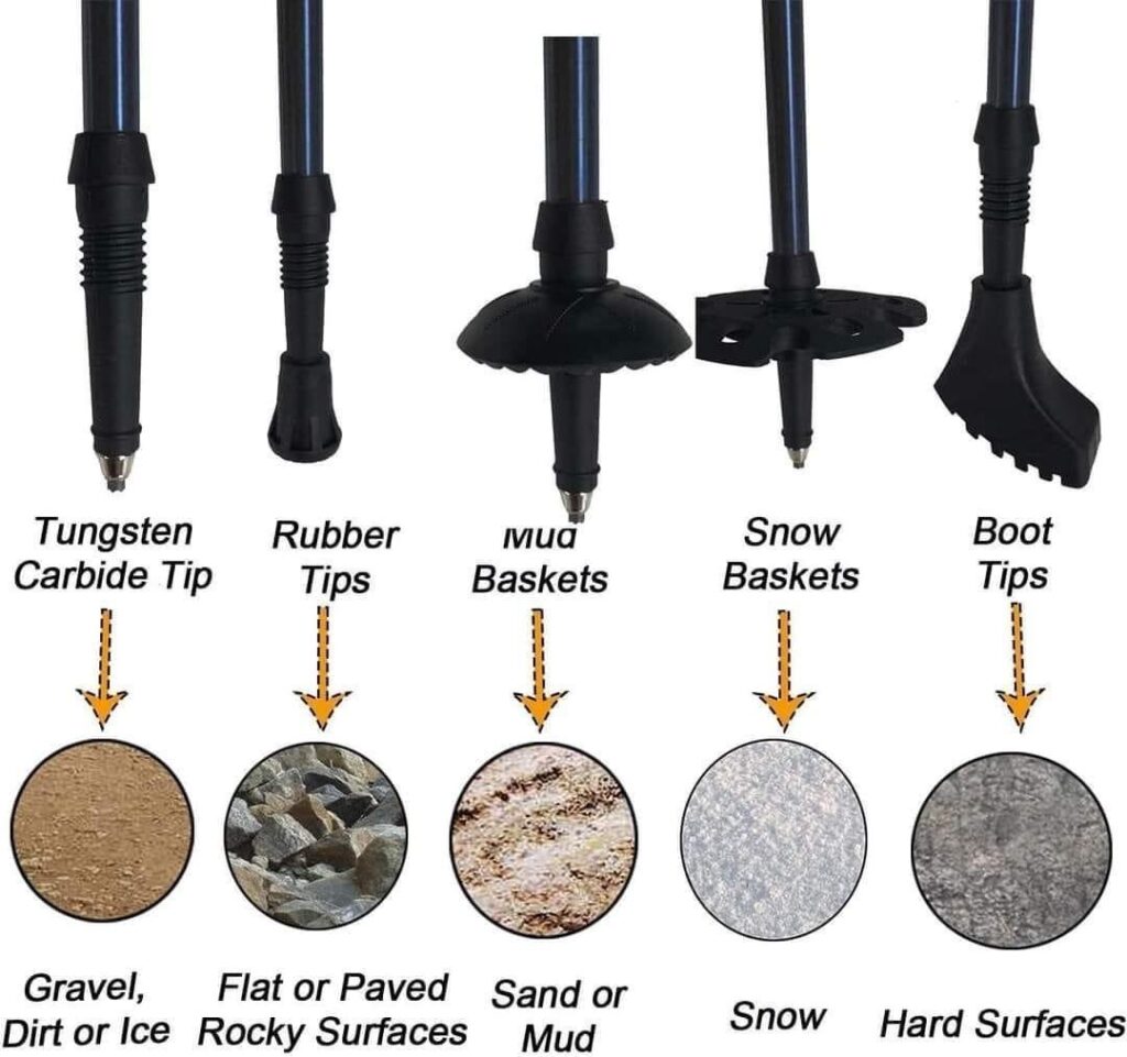 Trekking Pole Tips: Essential For Your Climb Sia Yangu Safari